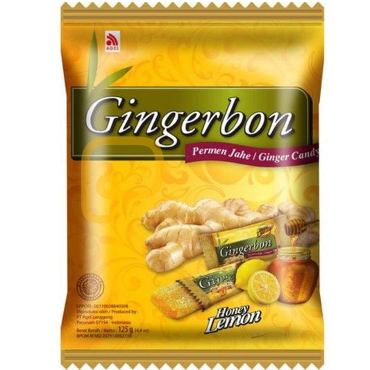 Gingerbon Ingwer-Honig-Zitronen-Bonbons 125 gram