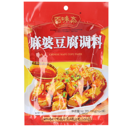 📌Best Before  24/08/2025 BAIWEIZHEI Chinese Mapo Tofu Paste 150 gram