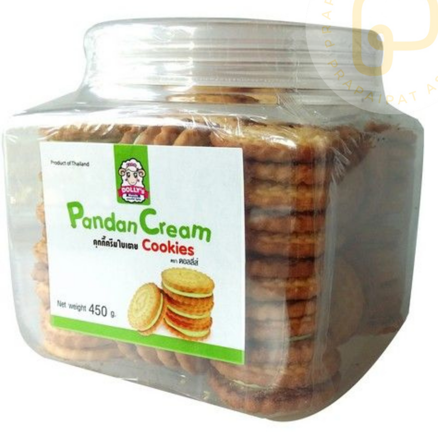 Keks Pandancreme 450 Gram คุ้กกี้ครีมใบเตย