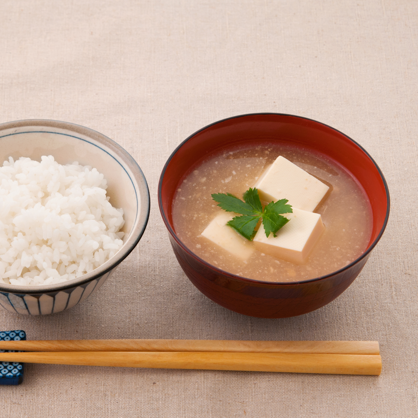 Miso Instant mit Tofu