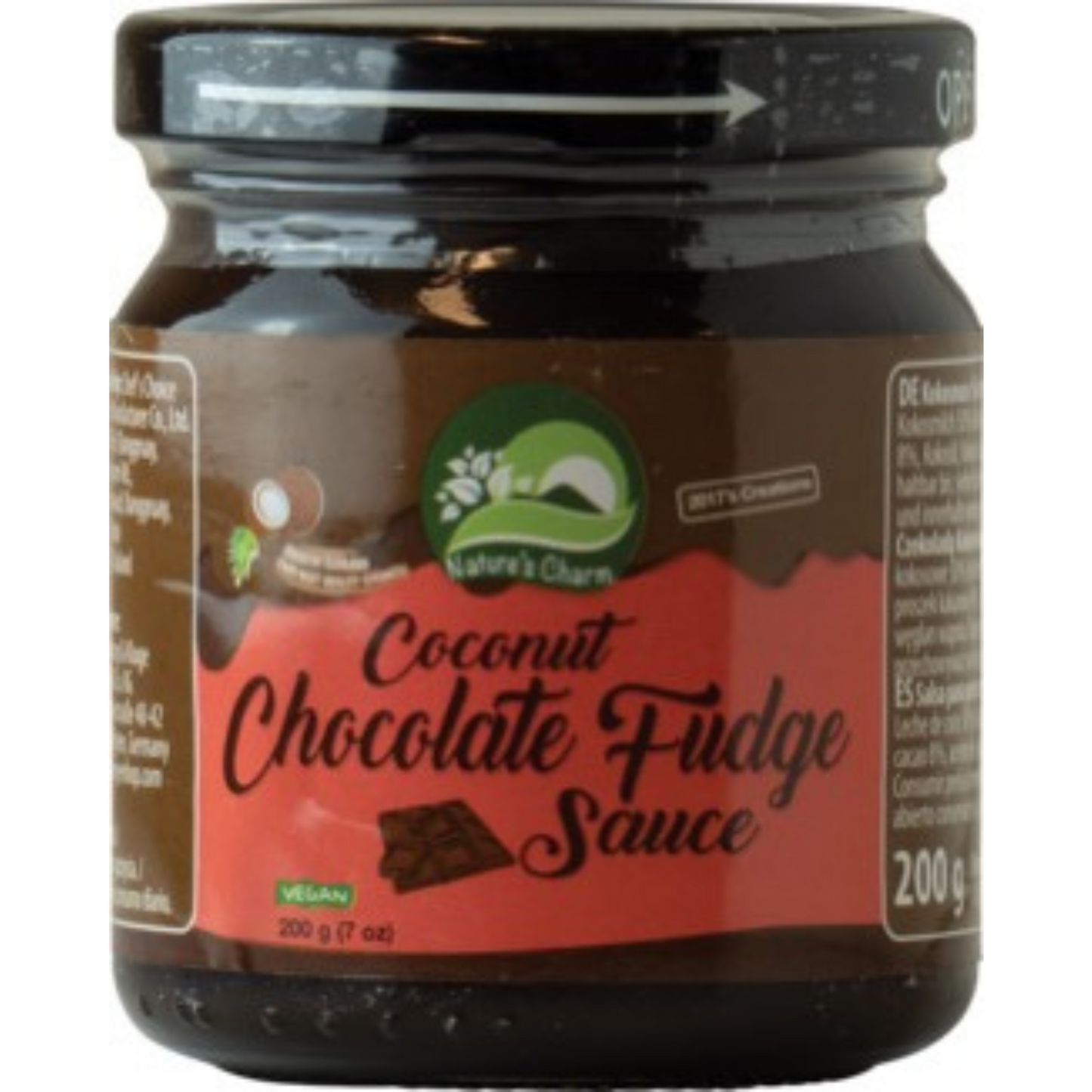 Nature’s Charm coconut chocolate fudge sauce 200g