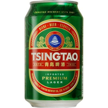 TSINGTAO  Bier 4,7% Alc. - 330 ml (inklusive Pfand 0,25 €)