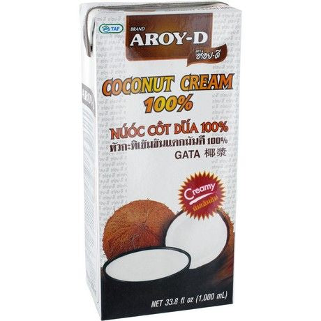 AROY-D  Kokoscreme UHT 21% Fett หัวกะทิเข้มข้น