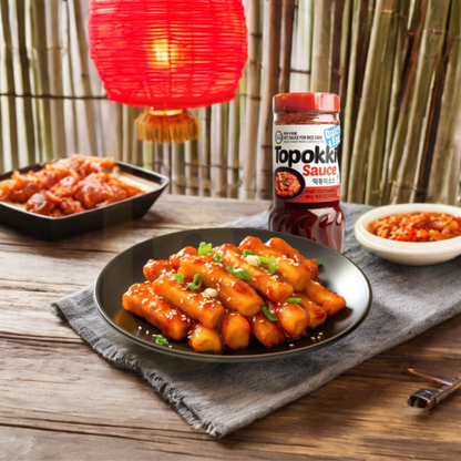 📌Best Before 21 August 2024 📍Scharfe Sauce für Topokki (Reiskuchen) Surasang 432 ML