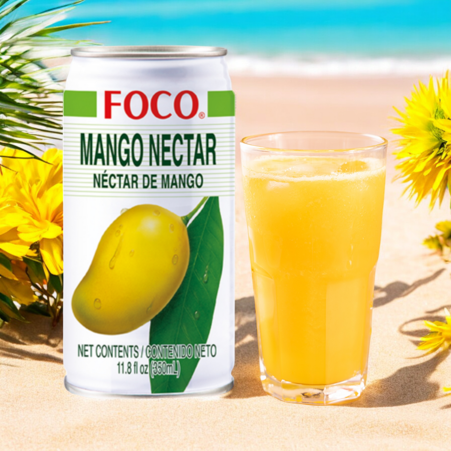 Mango drink, can, (disposable container, plus €0.25 per can)