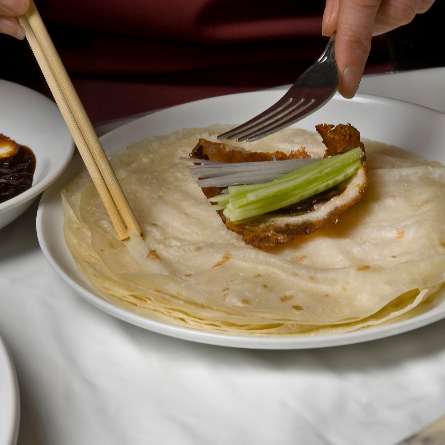 Happy Belly Peking Duck Wraps 918 Gram แป้งห่อเป็ดปักกิ่ง