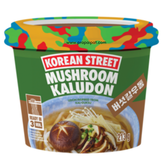 KOREAN STREET Instant-Cup-Nudeln Kaludon Mushroom 213 gram