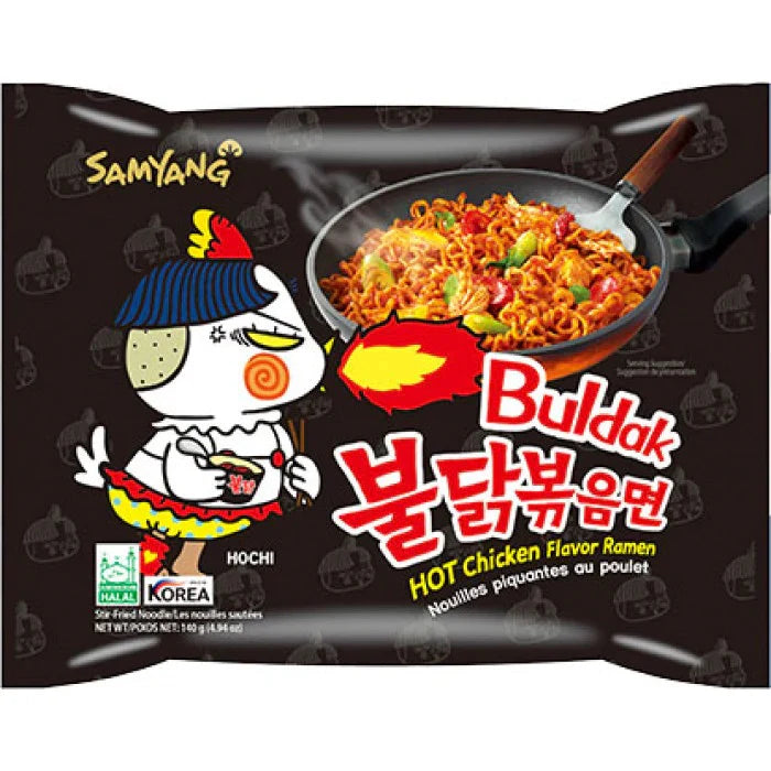 Instant Nudeln Huhn scharf Samyang