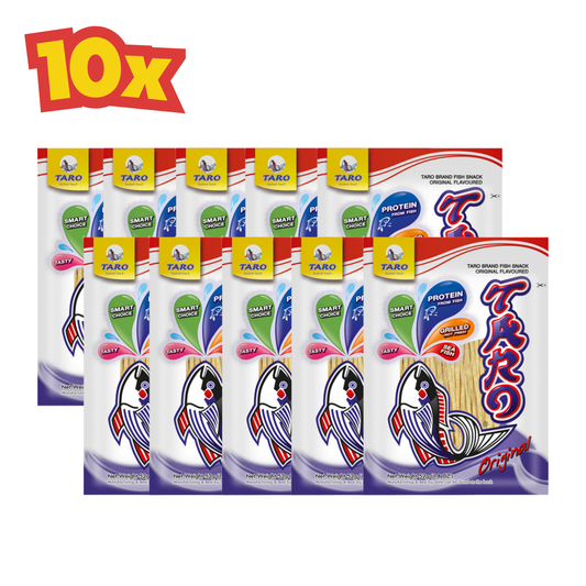 10x Fish Snack Taro 52 g ปลาเส้นทาโร่