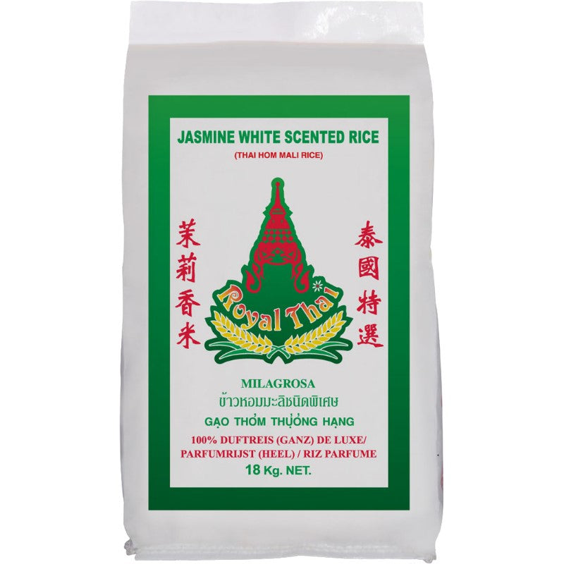 Fragrant rice long grain jasmine 18kg (from Thailand)