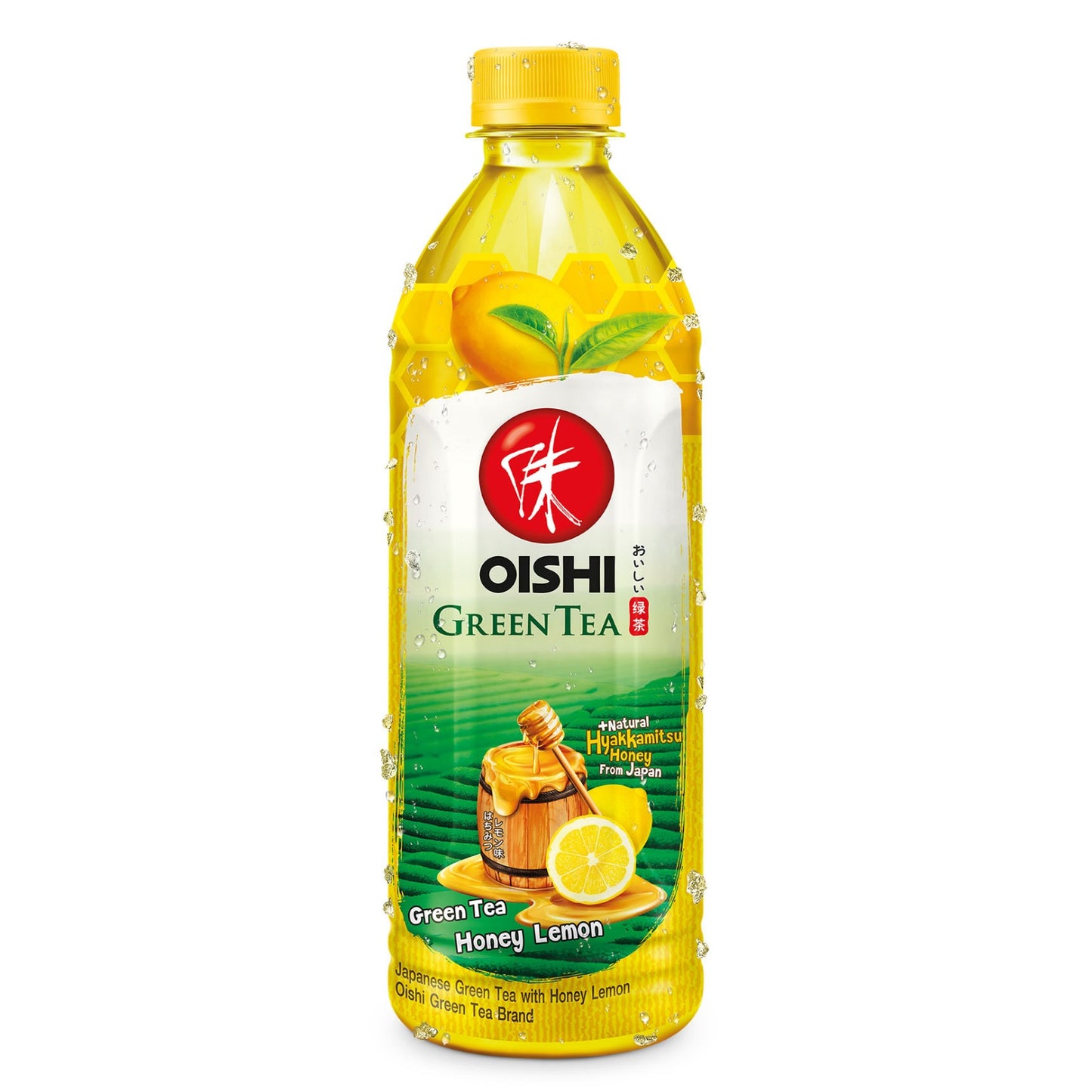 Oishi Grüner Tee Getränk Honig-Zitrone 500ml - (inkl. 0,25 € Einwegpfand)