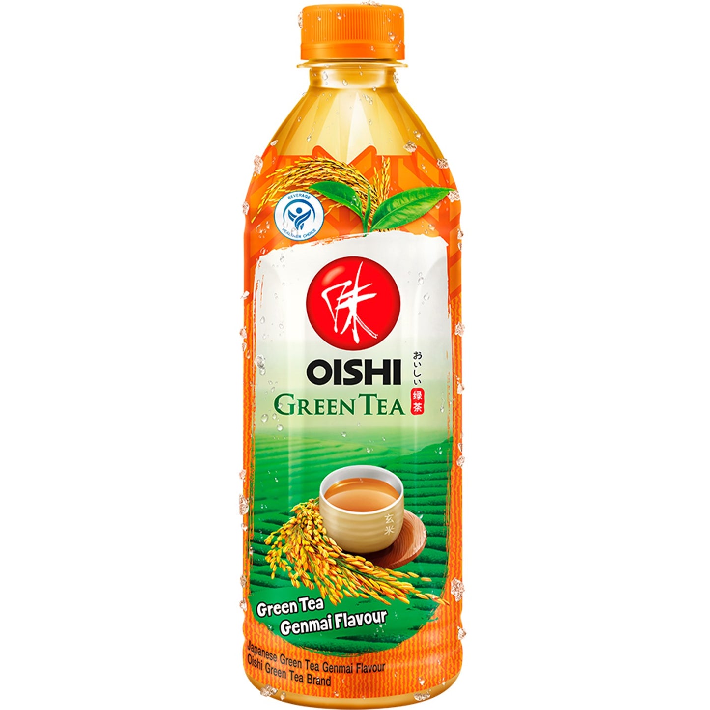 Oishi Grüner Tee Getränk Genmai 500ml - (inkl. 0,25 € Einwegpfand)