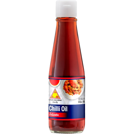 Chiliöl 190ml CHUA HAH SENG BRAND น้ำมันพริกเผา