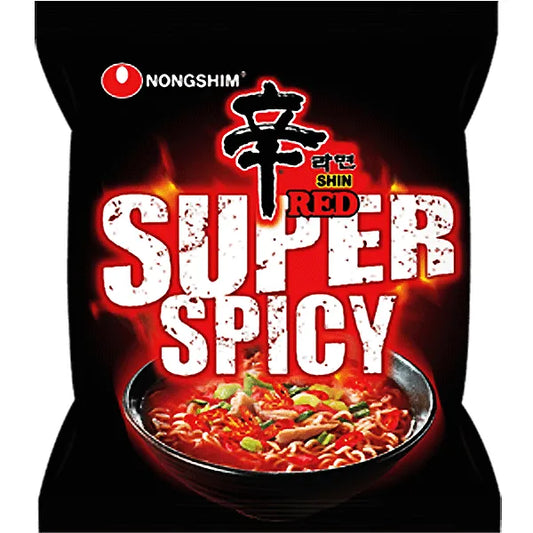 Nongshim Instant Noodles Shin Red Super Spicy 120g